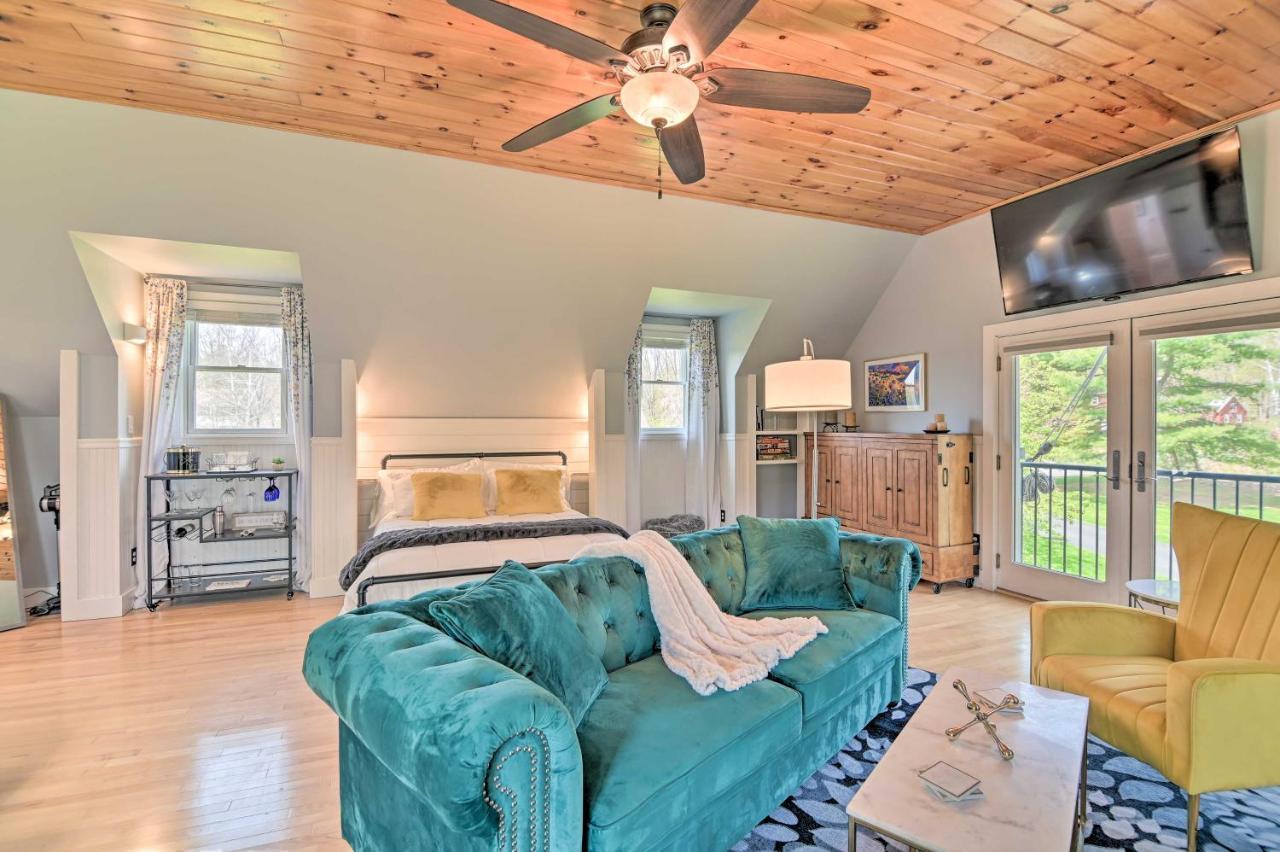 Stylish Studio With Fireplace About 3 Mi From Dtwn! Saratoga Springs Exterior photo